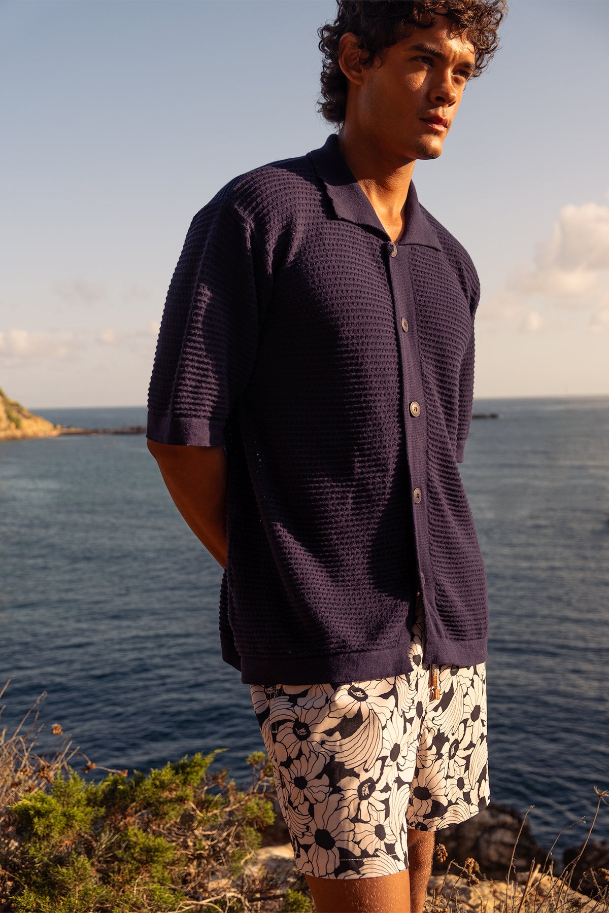 Short de Baño Broken Flower Classic Classic Polonio UY