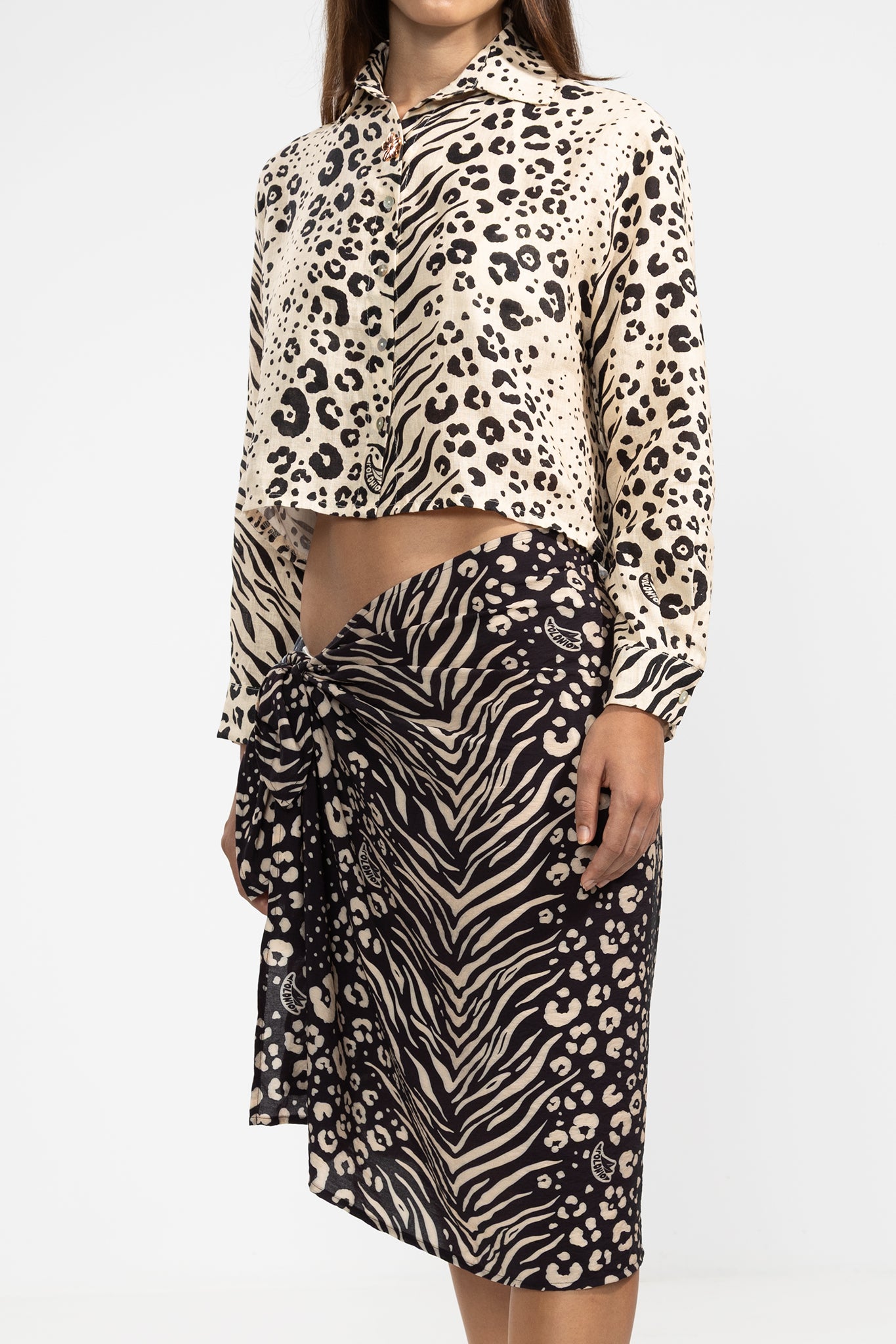 Pareo Feline Black