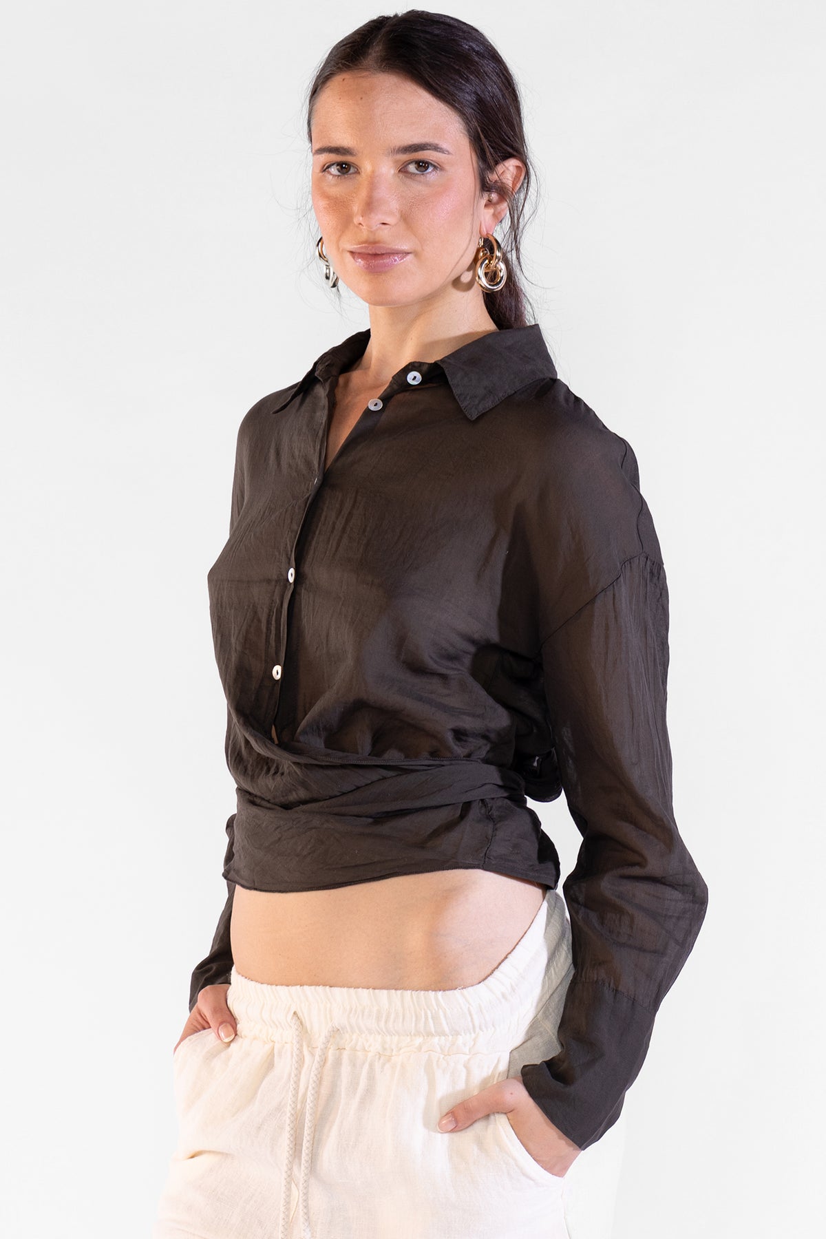 Camisa Fefe Coffee