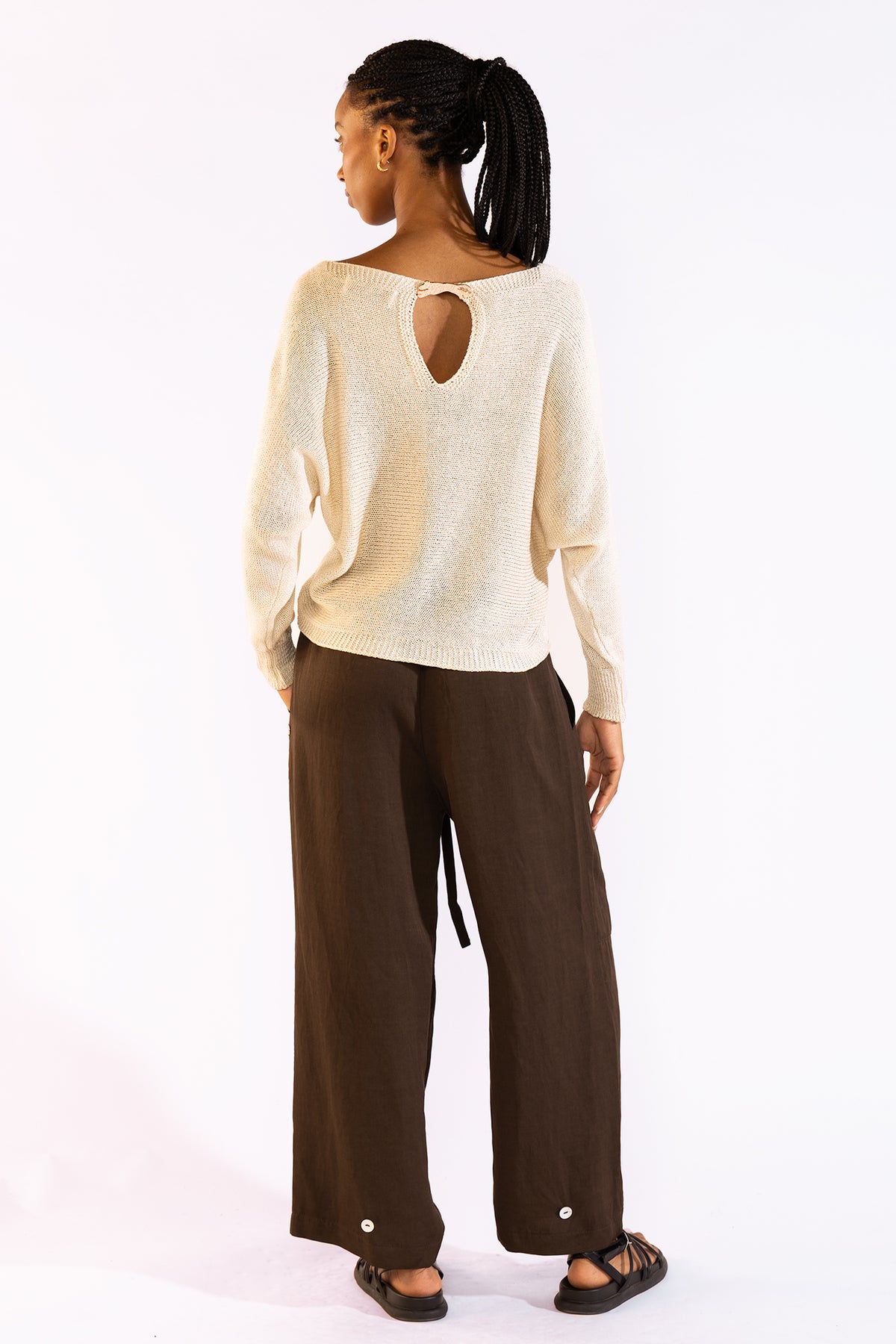 Lu Tiger Sweater Crema