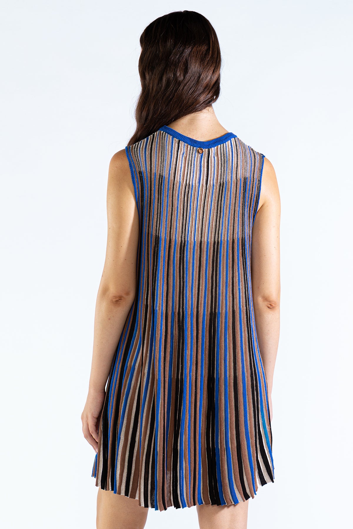 Vestido Striped Tee Tejido Blue