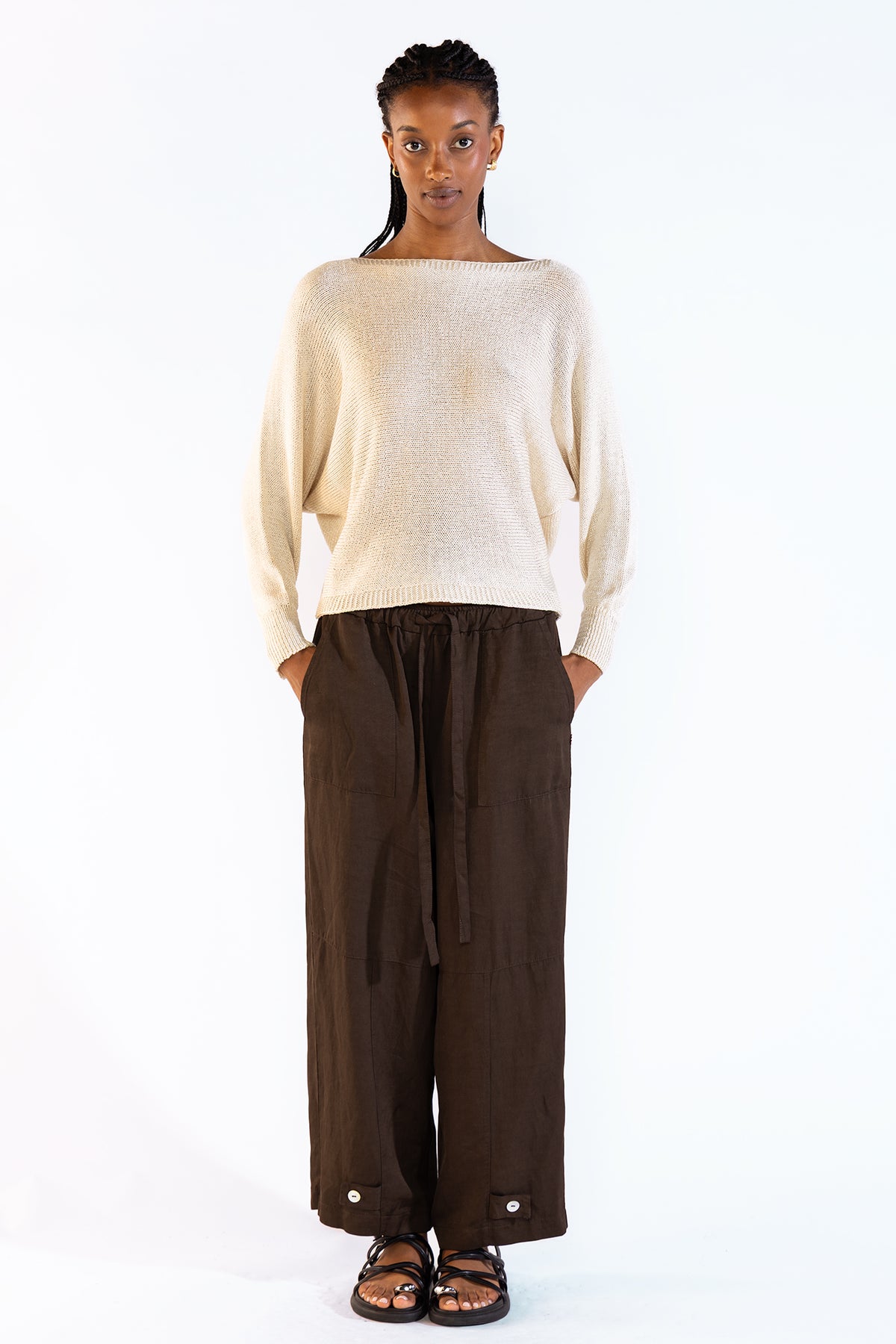 Lu Tiger Sweater Crema