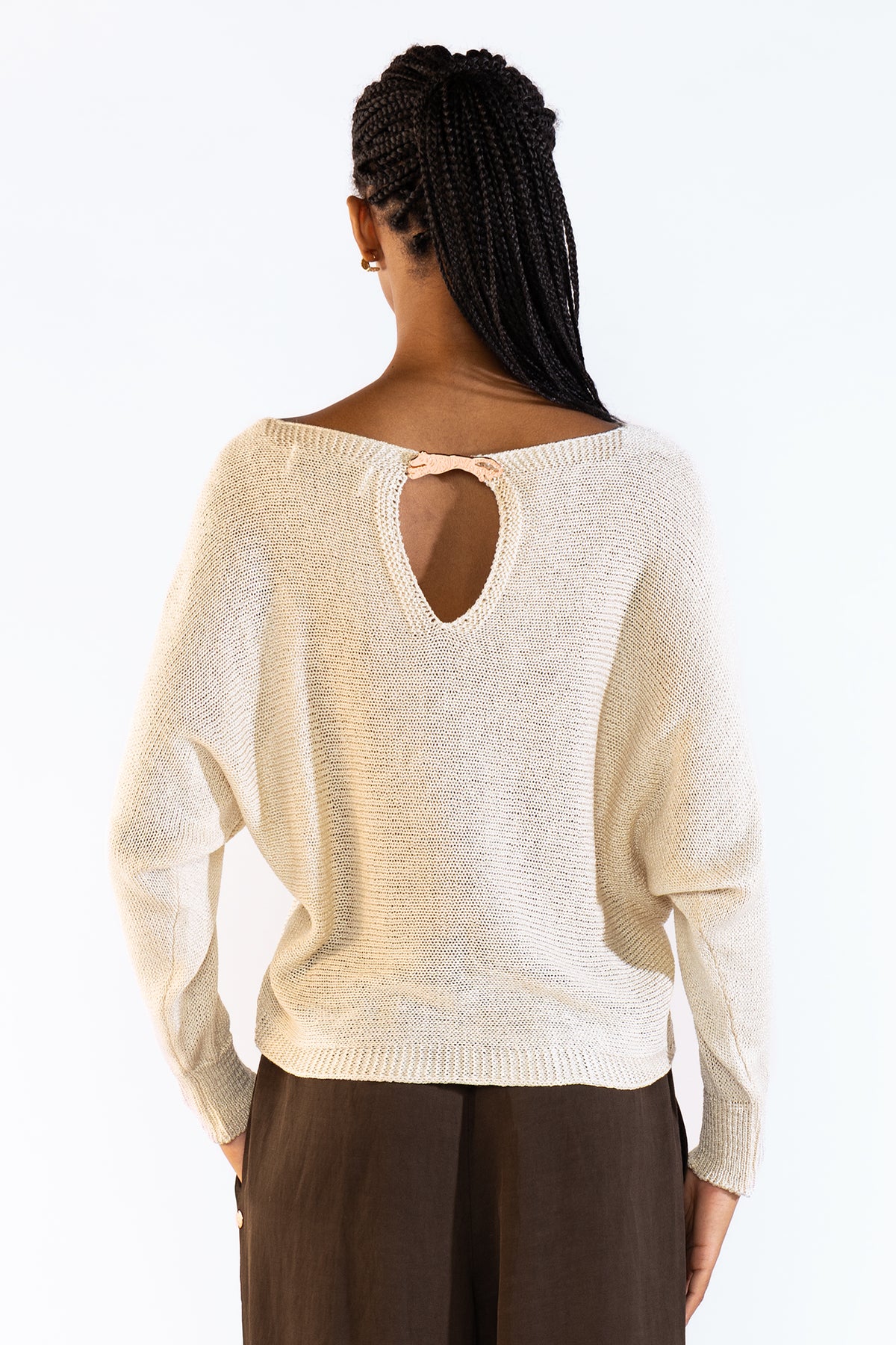 Lu Tiger Sweater Crema