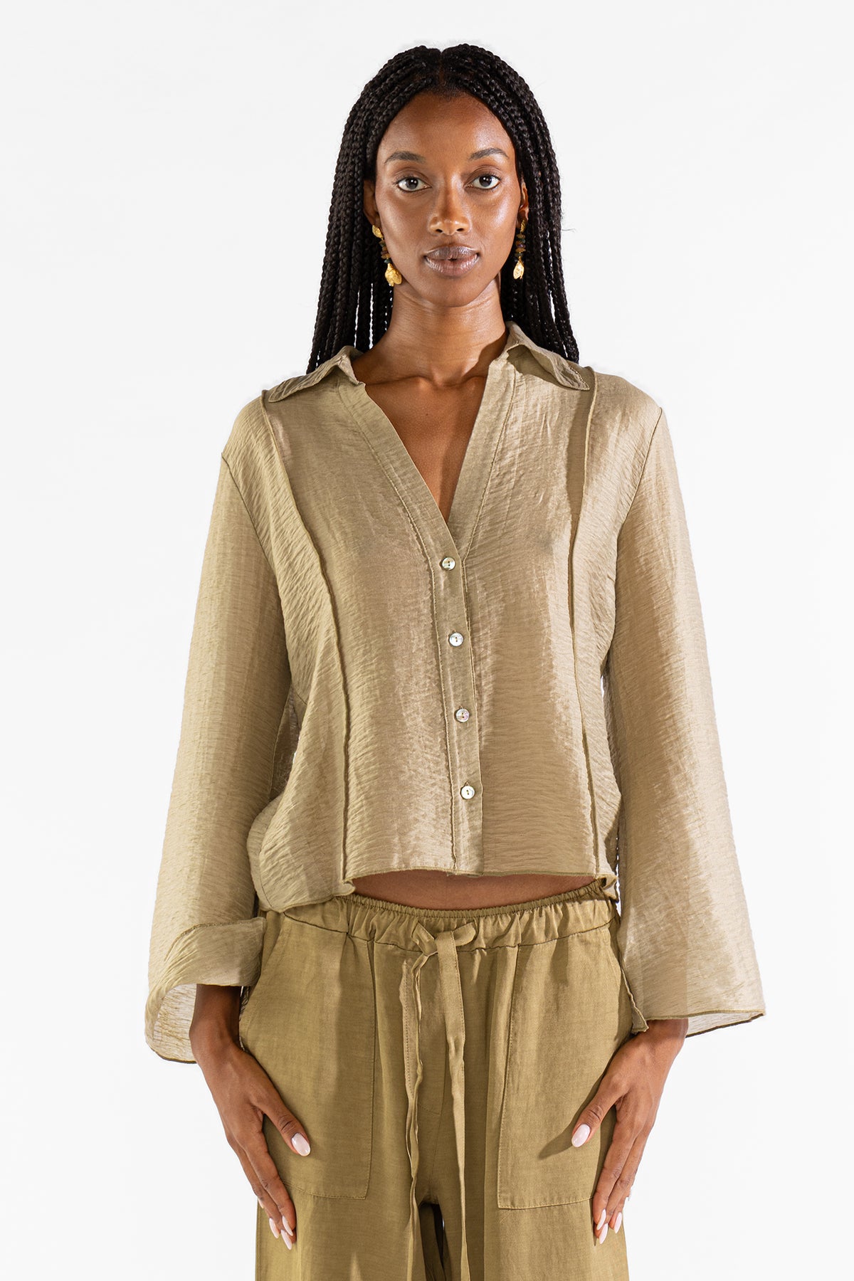 Camisa Angie Rosemary Tops y Camisas Polonio UY
