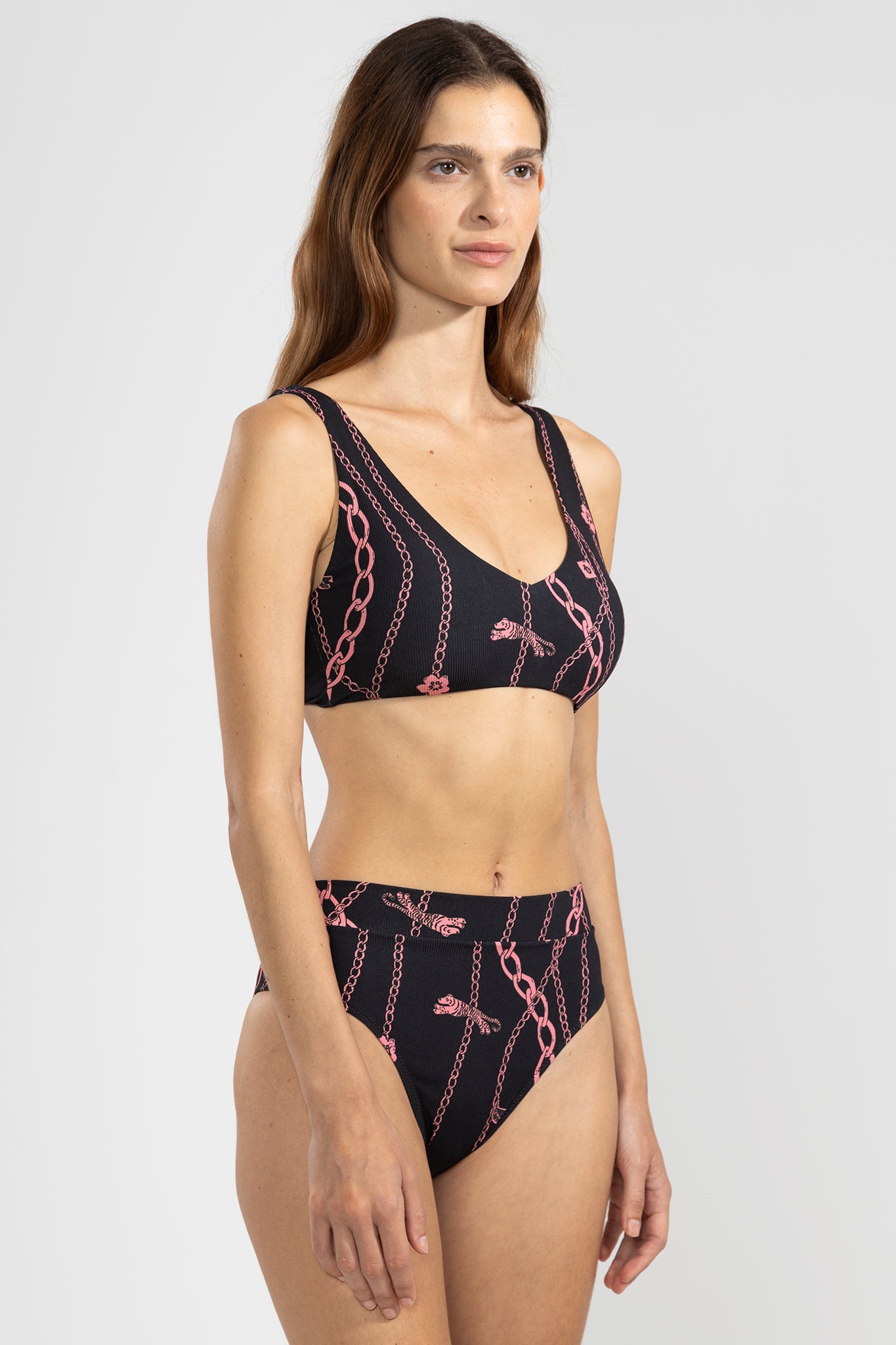 Bottom Bikini Nicky Chain Gang Black - Polonio Uruguay