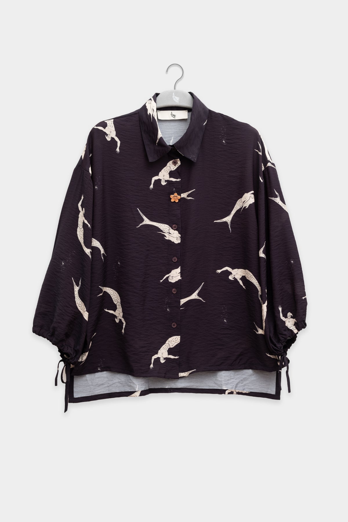 Camisa Flo Mermaid Black - Polonio Uruguay