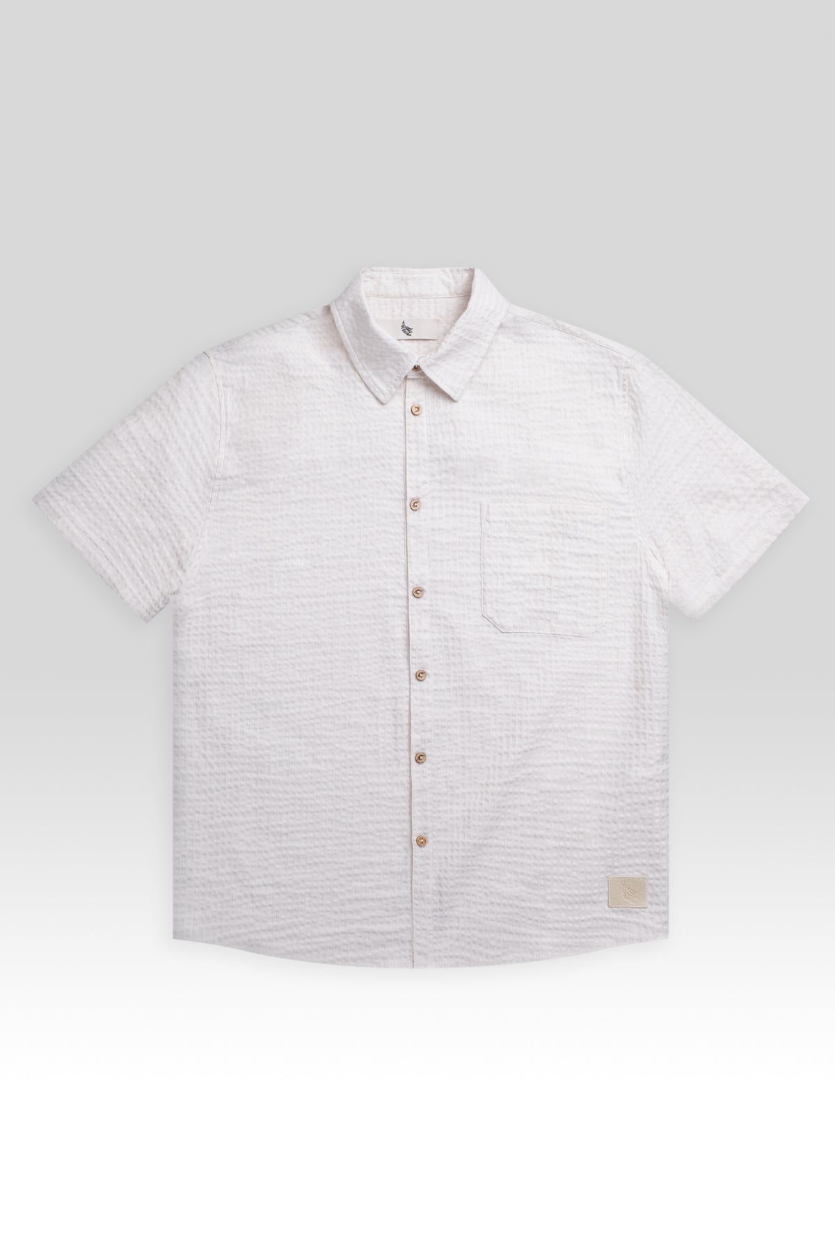 Camisa Manga Corta Fede Cream - Polonio Uruguay