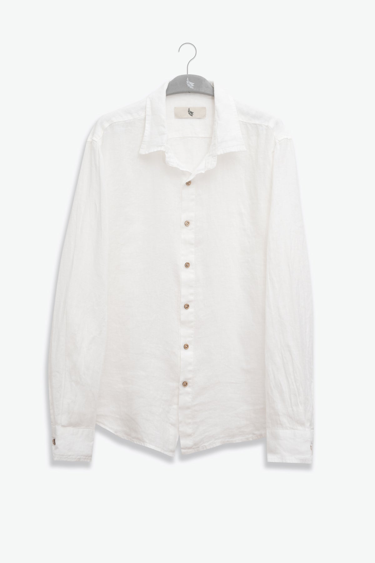 Camisa Manga Larga 100% Lino Casapueblo Camisa Manga Larga de Lino Polonio UY
