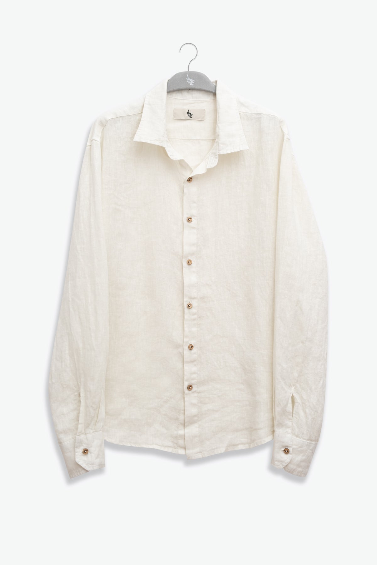 Camisa Manga Larga 100% Lino Oyster - Polonio Uruguay