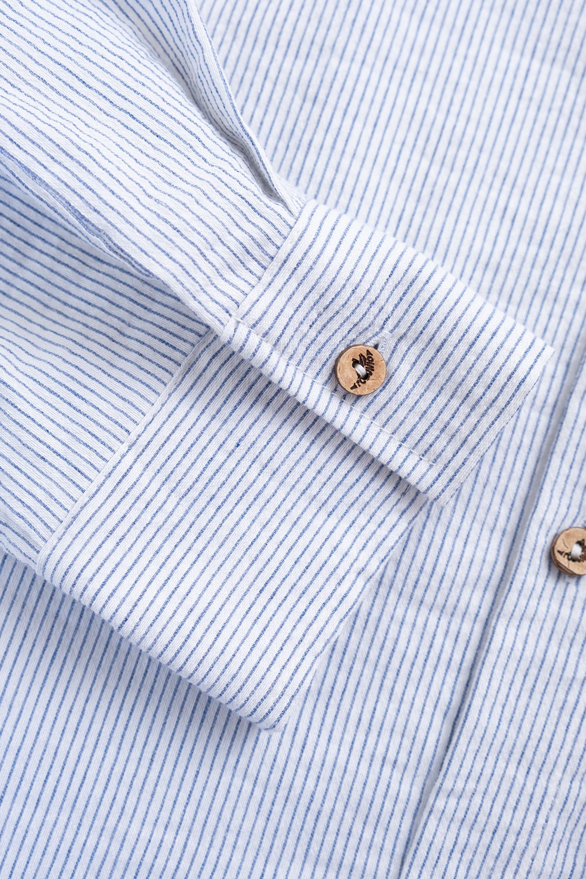 Camisa Manga Larga Fede Blue - Polonio Uruguay