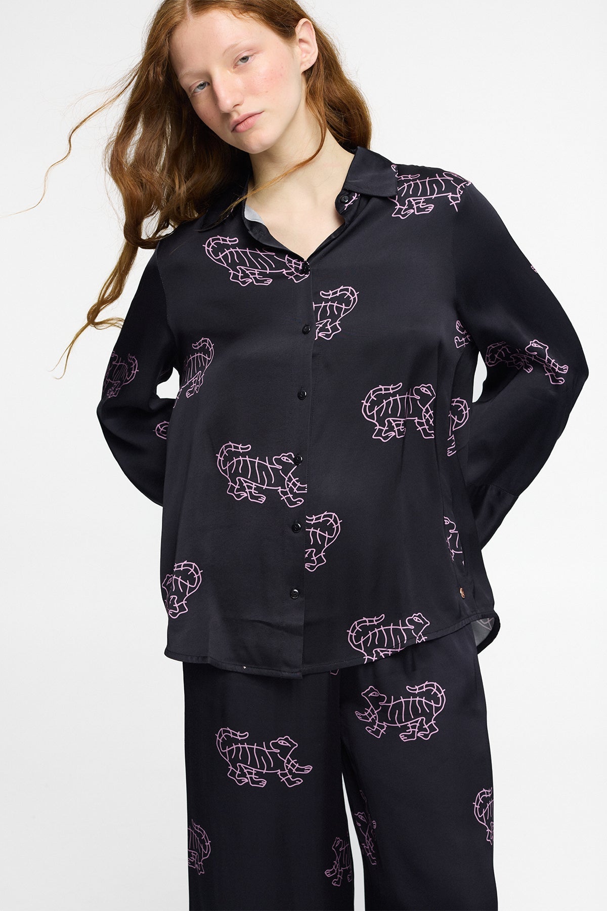 Camisa Marti Tigress Negro - Polonio Uruguay