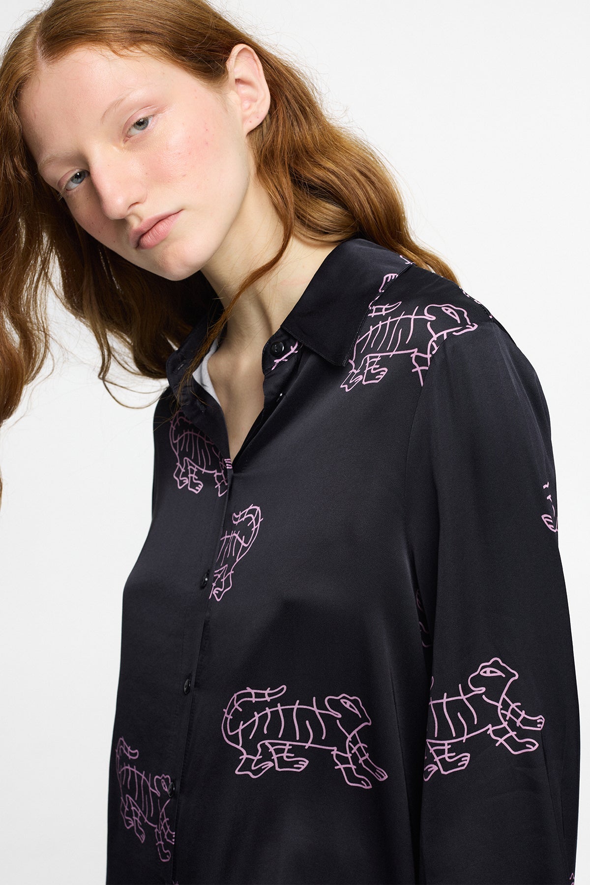 Camisa Marti Tigress Negro - Polonio Uruguay