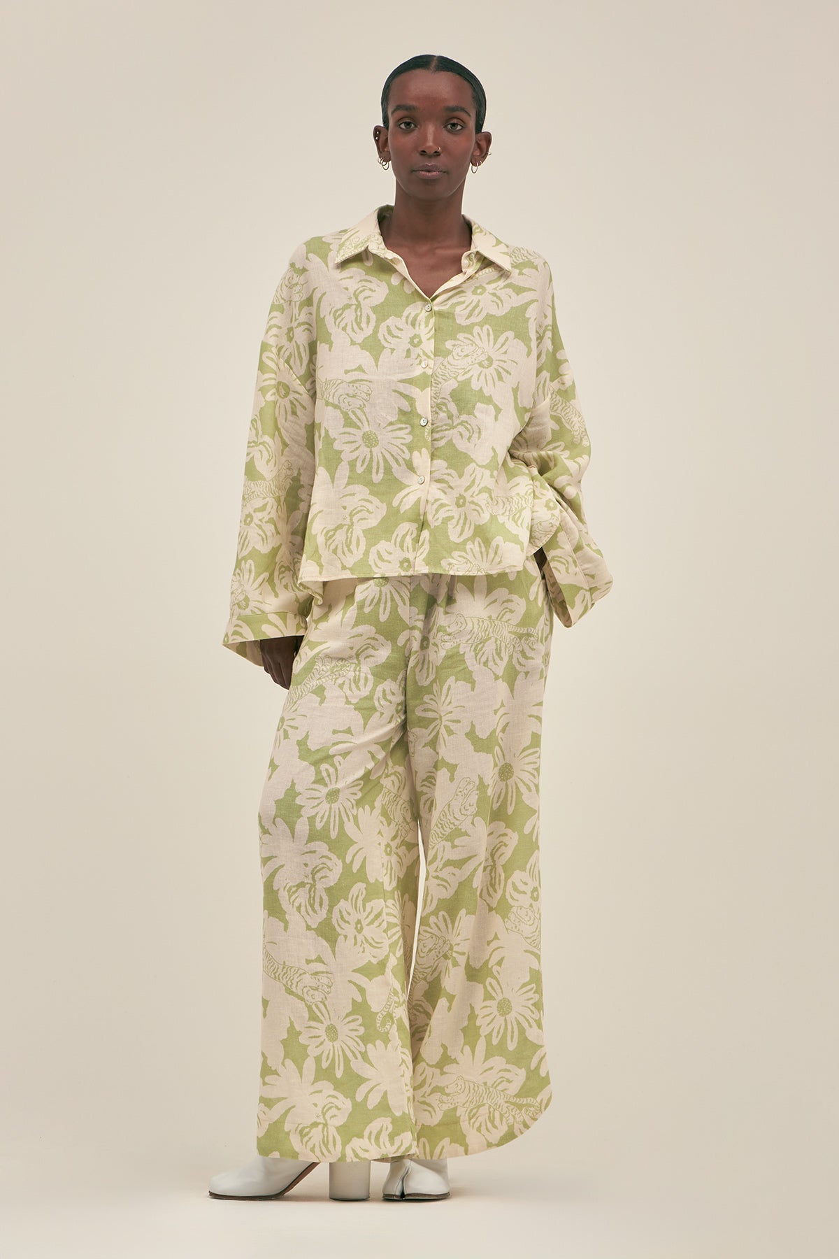 Camisa Vale Jungle Green - Polonio Uruguay