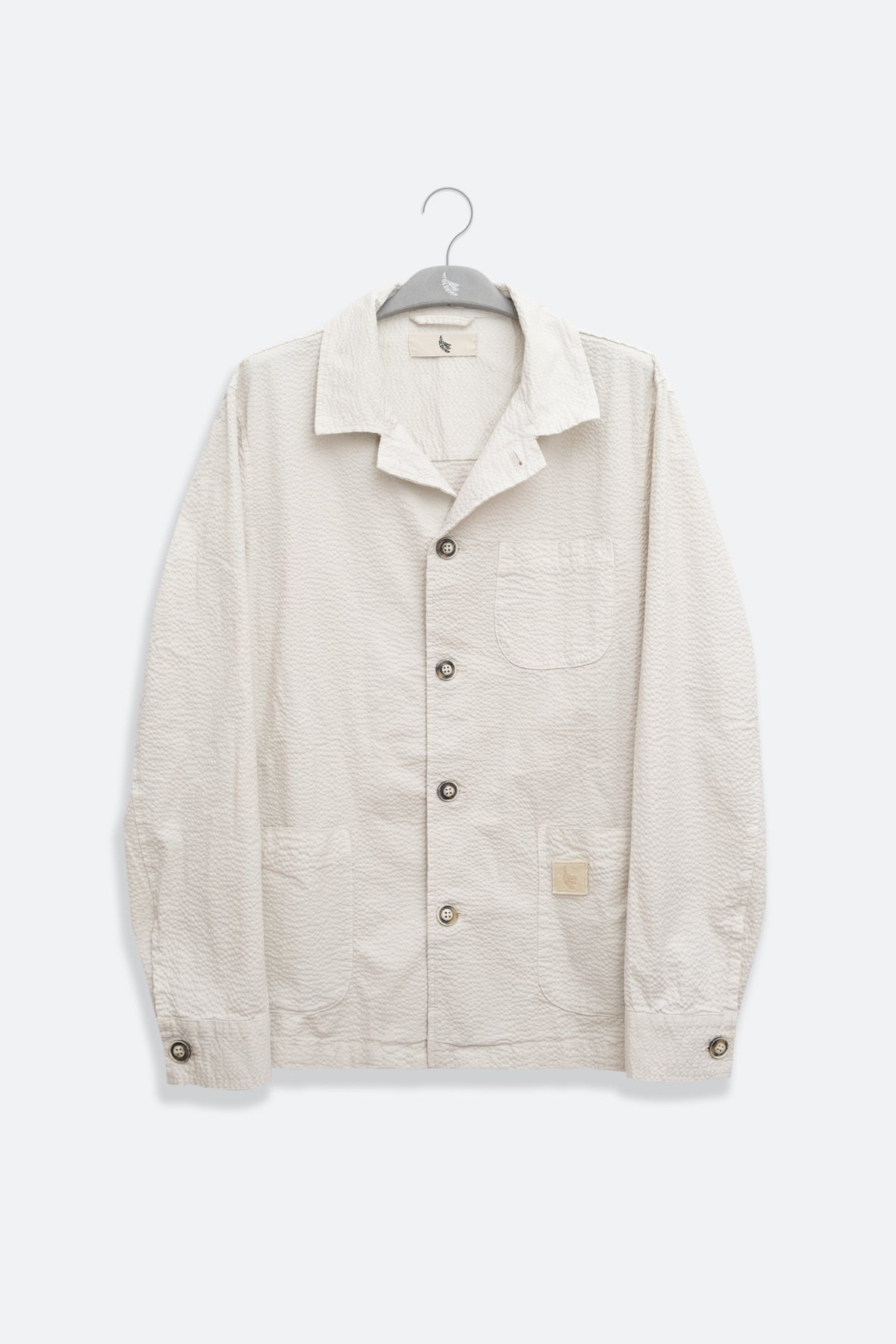 Chaqueta Seersucker Oyster - Polonio Uruguay