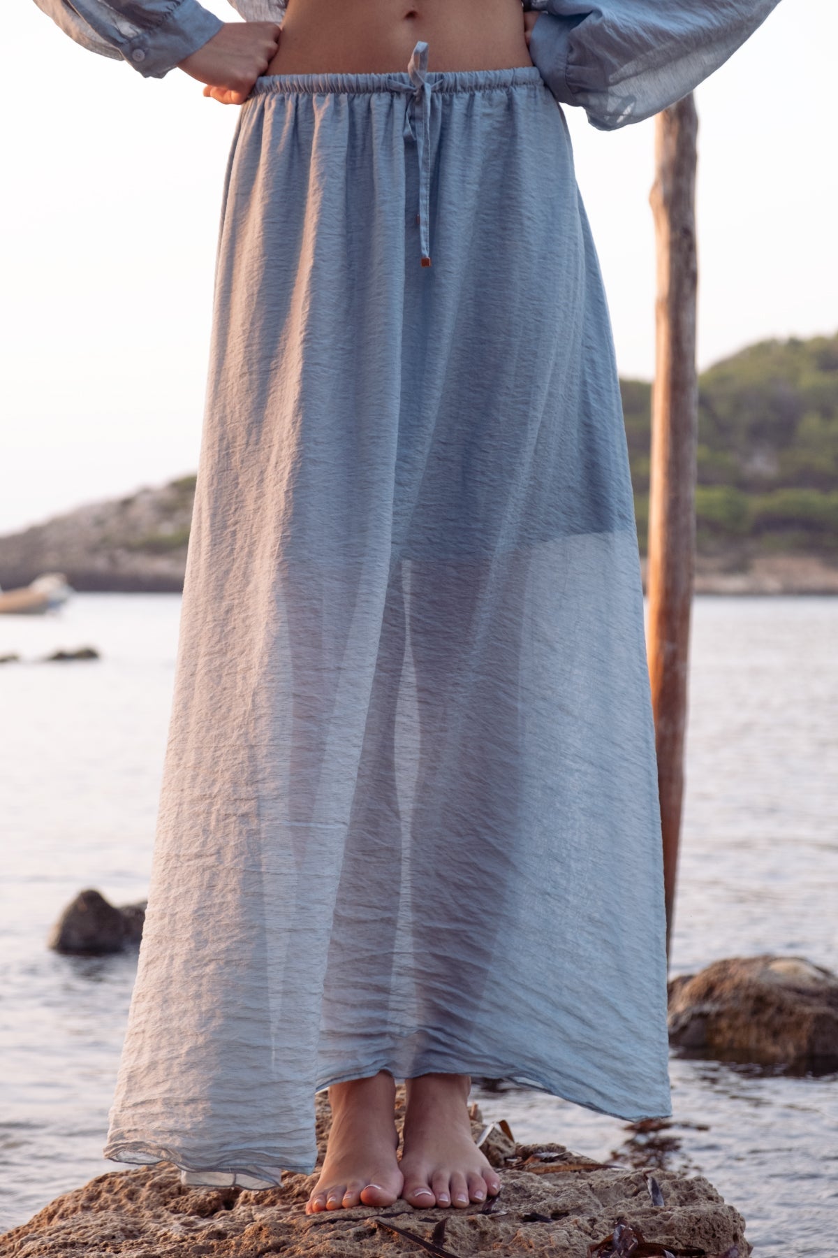 Falda Abby Aqua - Polonio Uruguay