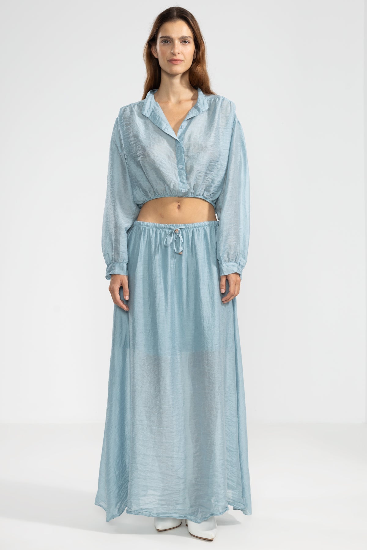 Falda Abby Aqua - Polonio Uruguay