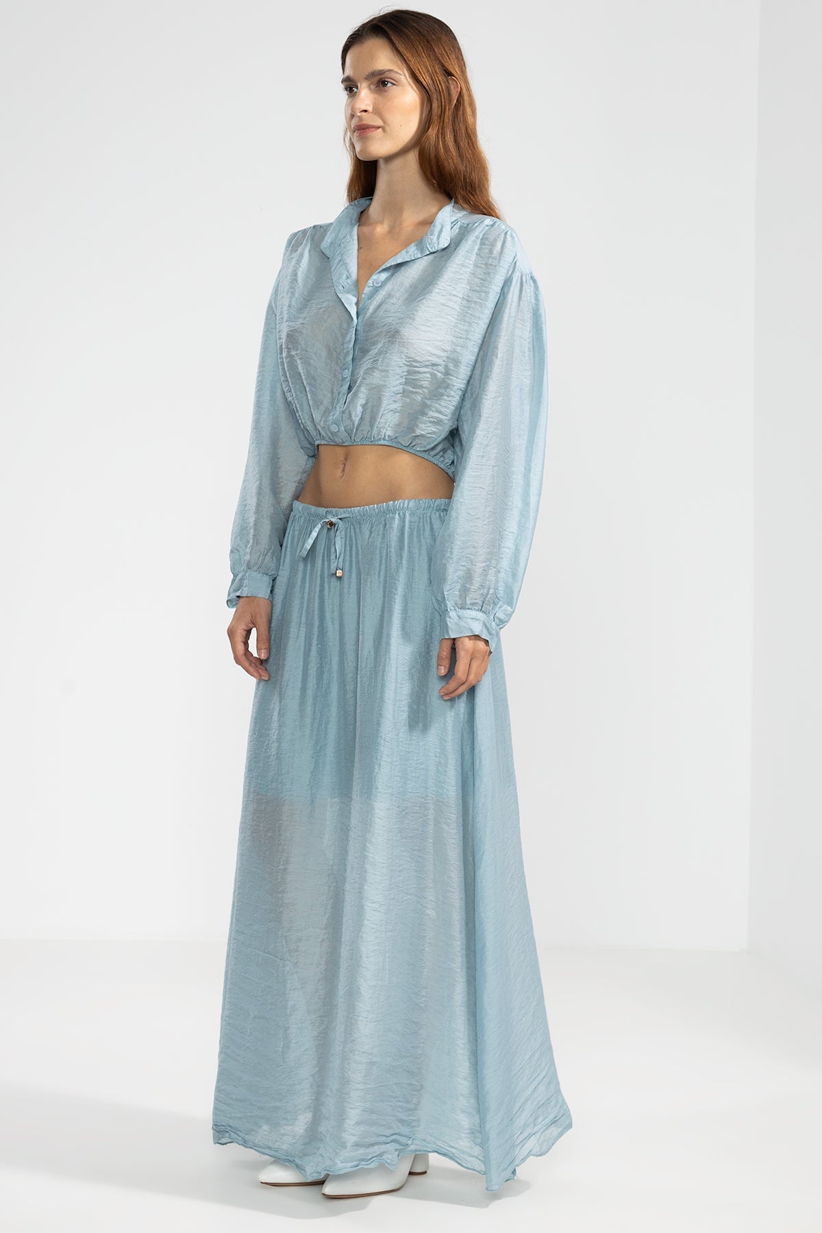 Falda Abby Aqua - Polonio Uruguay