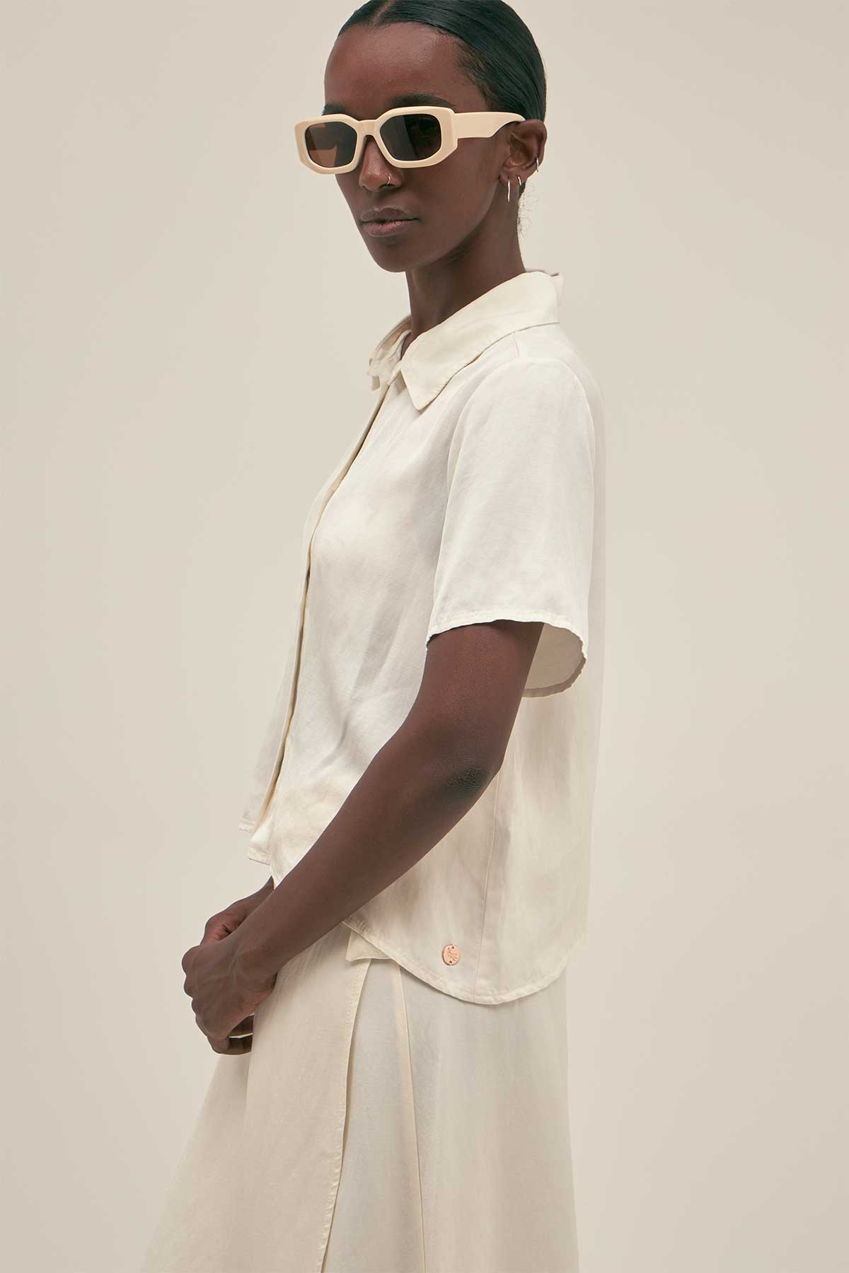 Falda Larga Crema - Polonio Uruguay