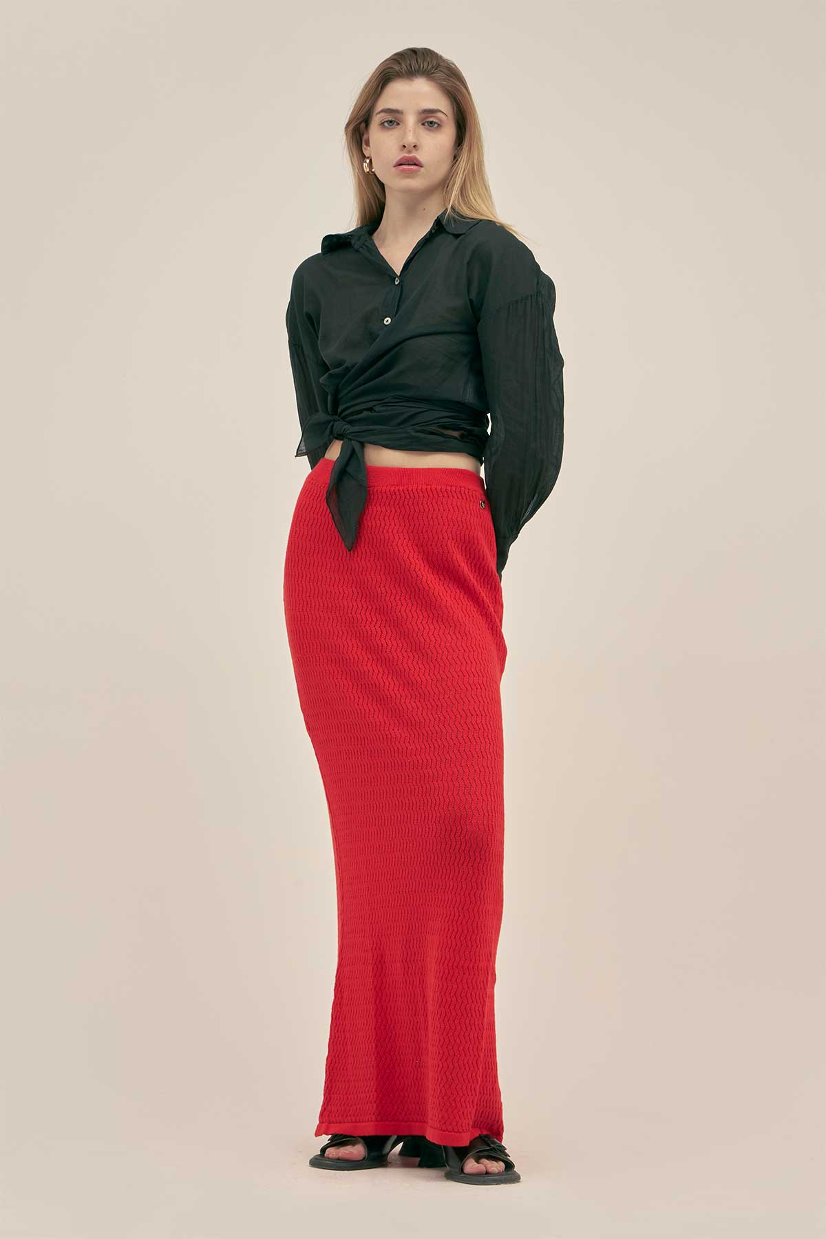 Falda Tejida Ibiza Sol - Polonio Uruguay