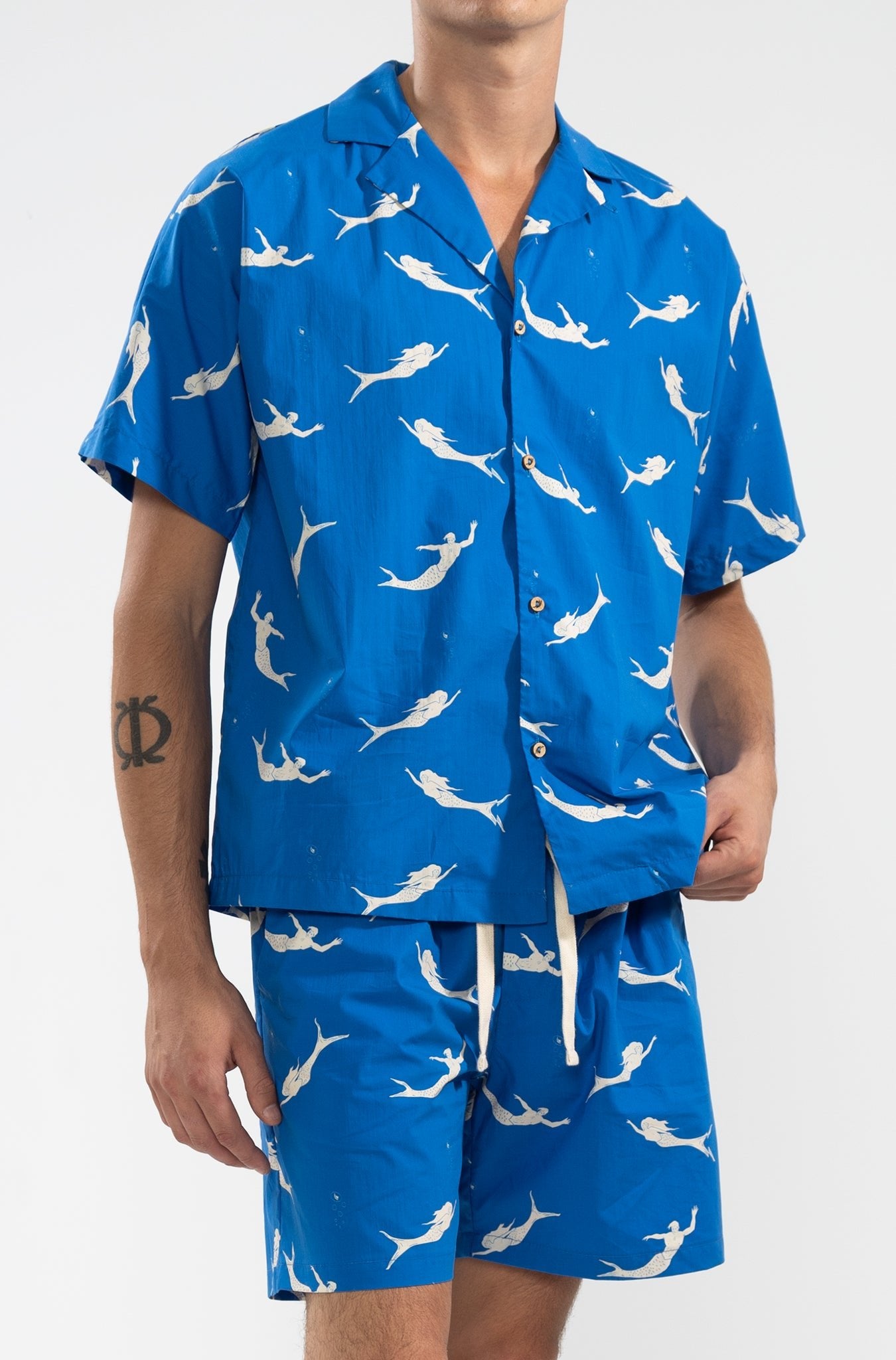 Fede Shorts Mermaid Blue - Polonio Uruguay