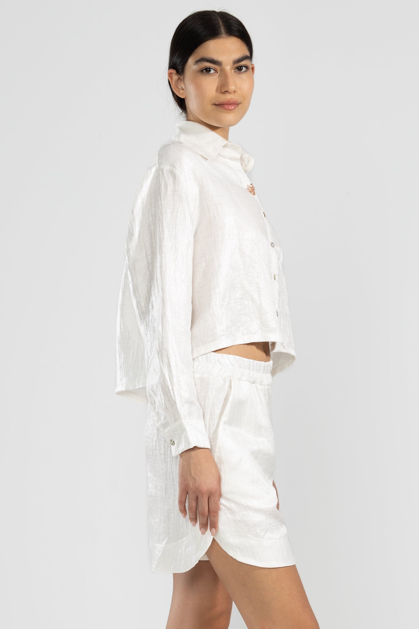 Lara Shirt Blanco - Polonio Uruguay