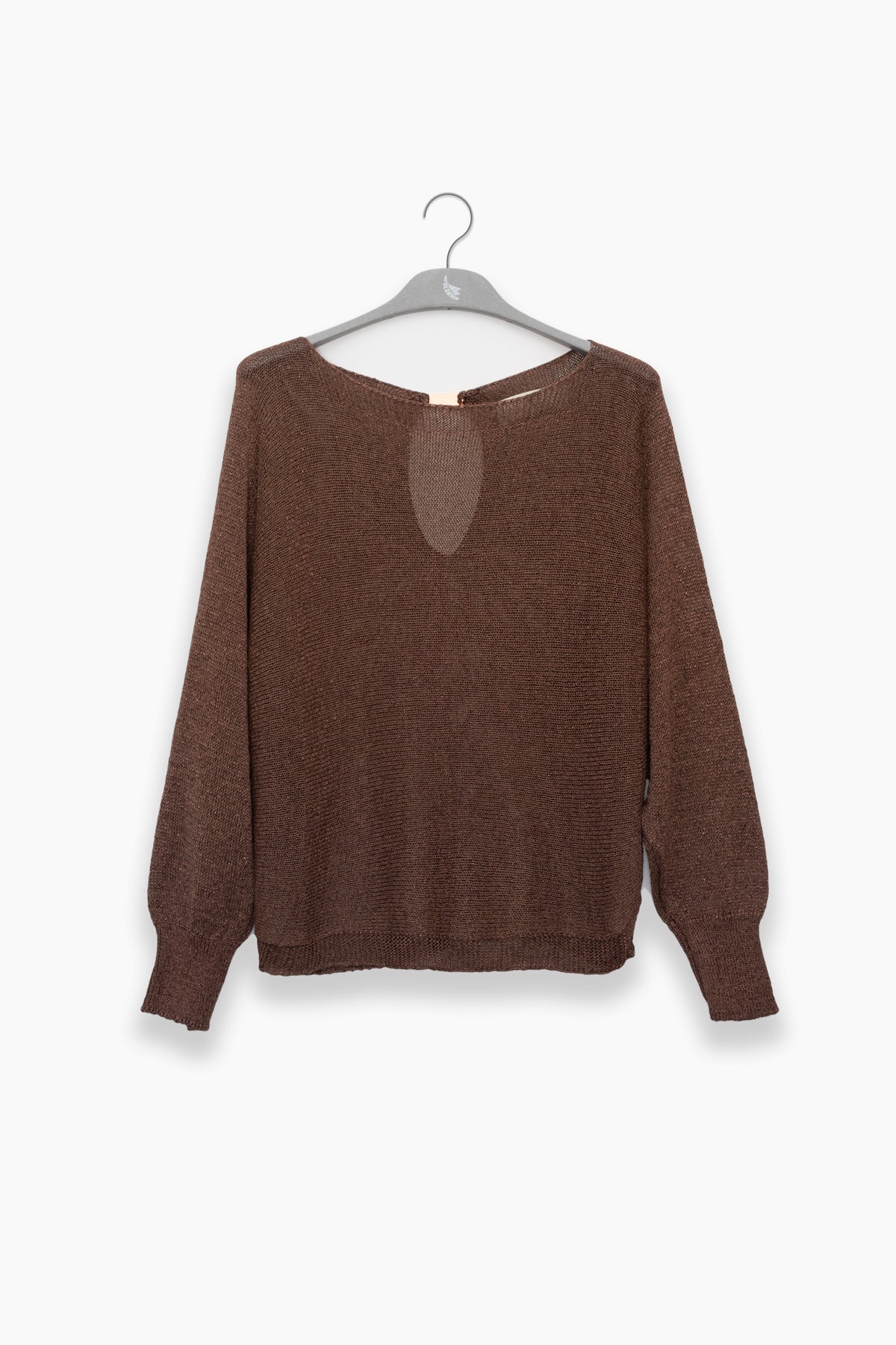 Lu Tiger Lurex Sweater Choco - Polonio Uruguay