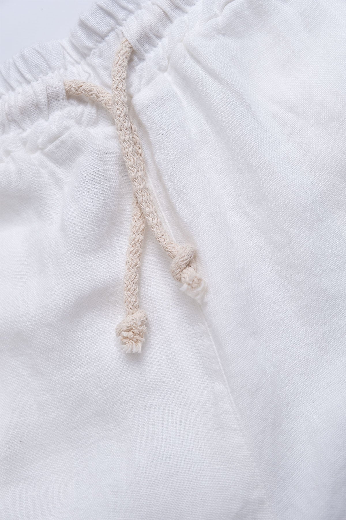 Pantalón De Lino Premium Blanco - Polonio Uruguay