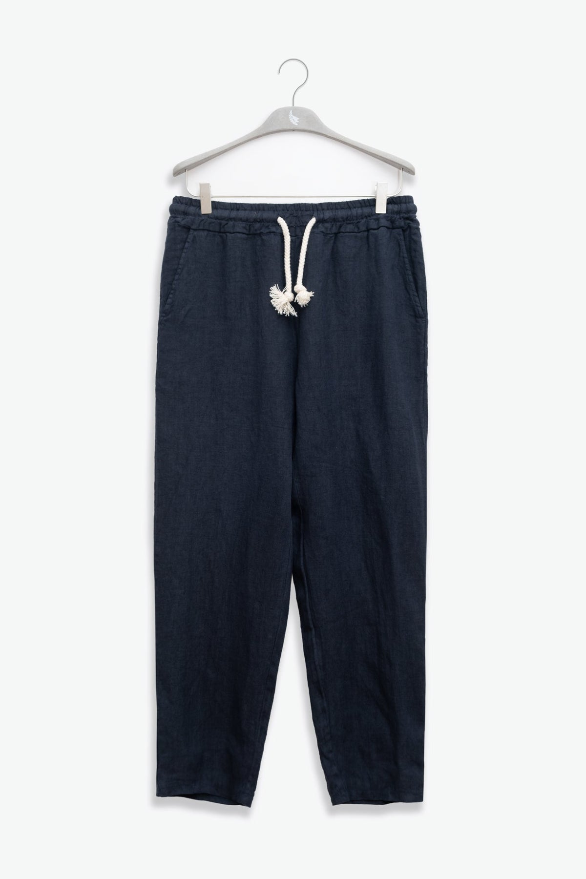 Pantalón 100% Lino Premium Navy Pantalones Polonio UY