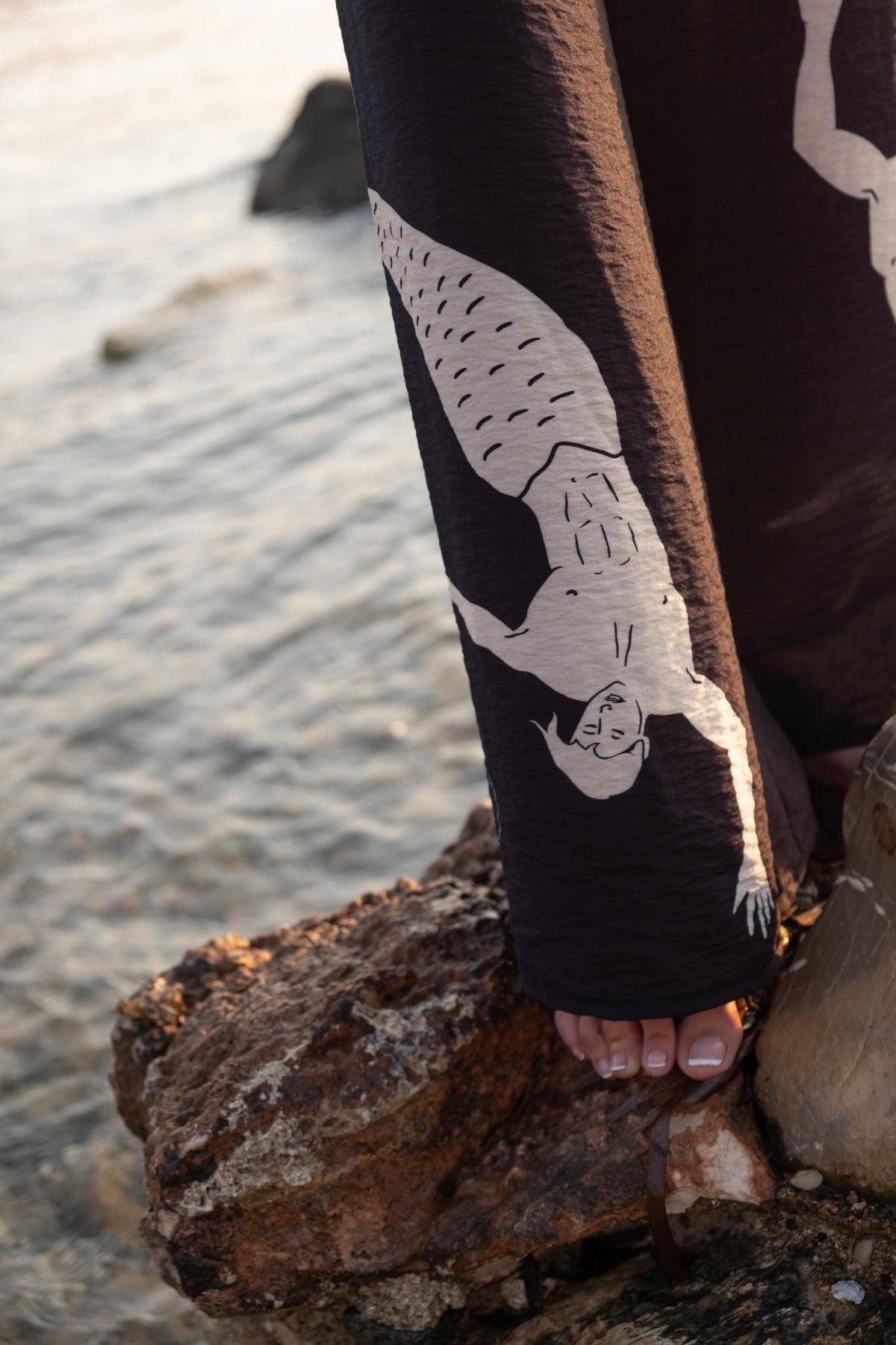 Pantalón Michu Mermaid Black - Polonio Uruguay