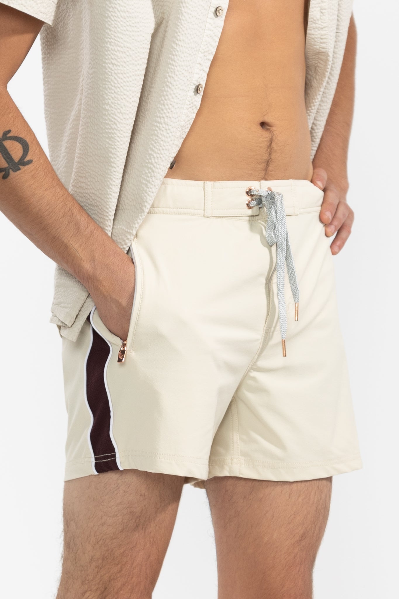 Short de Baño Dandy Gents Almond - Polonio Uruguay