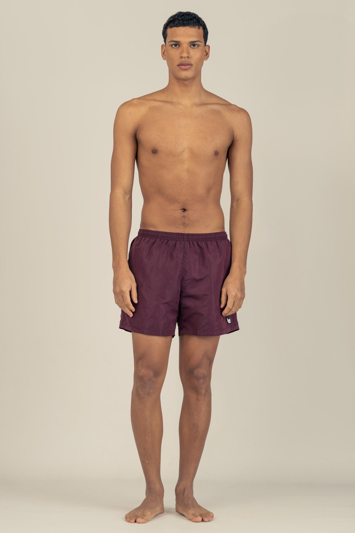 Short de Baño Runner Cabo Burgundy - Polonio Uruguay