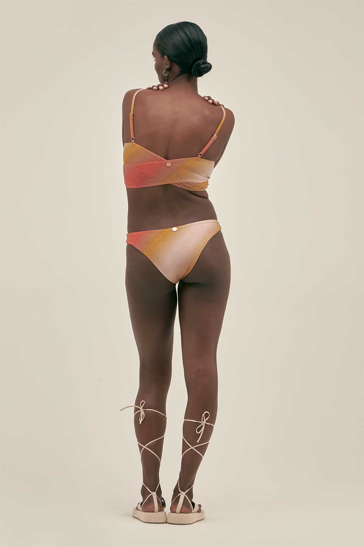 Top Bikini Cruzado Sunset - Polonio Uruguay