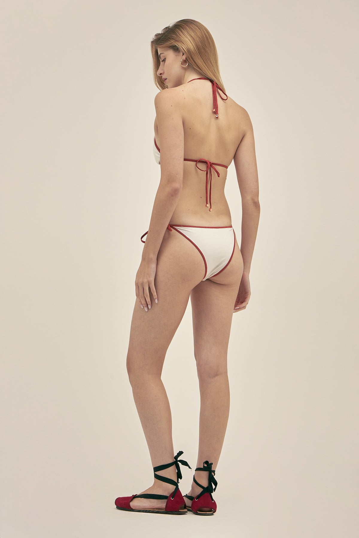 Top Bikini Vale Reversible Snake Clay - Polonio Uruguay