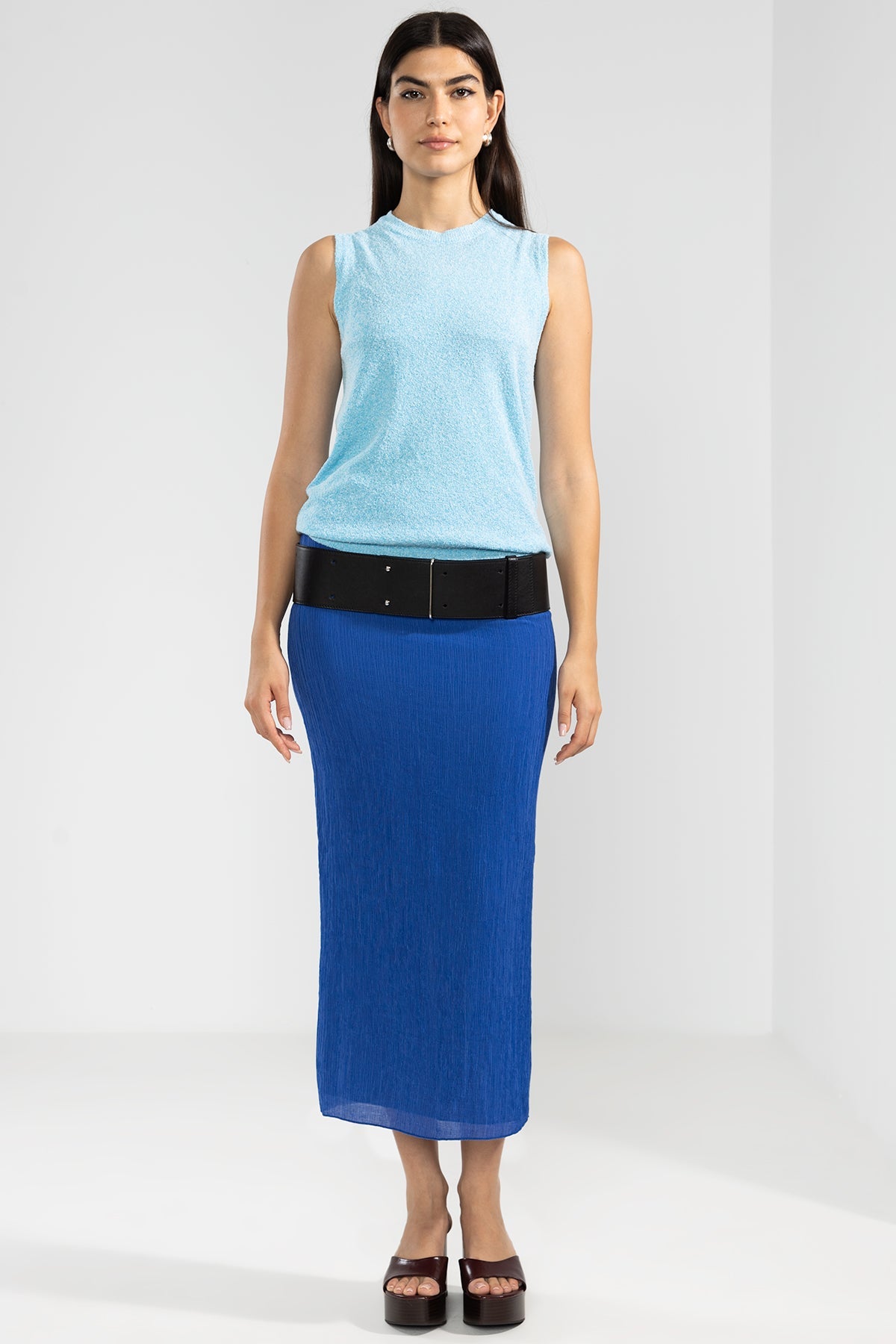 Top Tee Tejido Sky - Polonio Uruguay