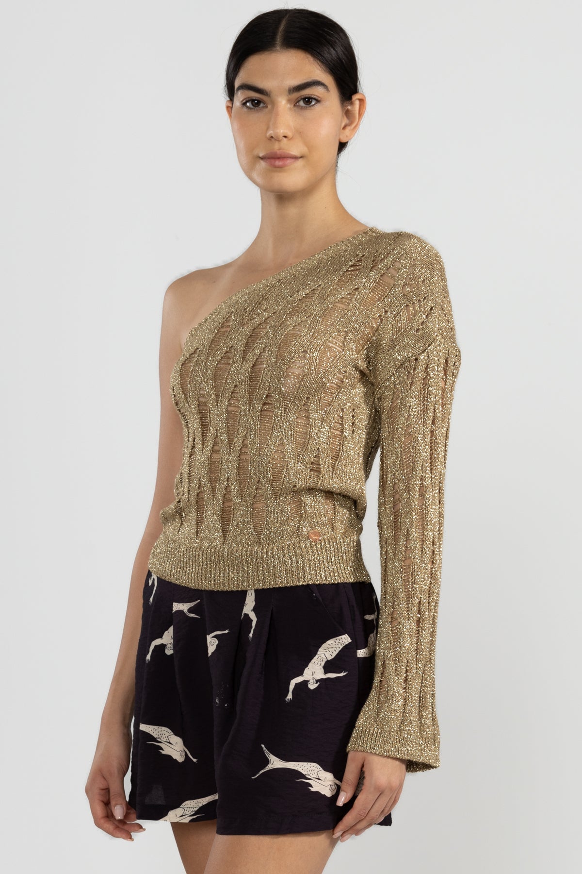 Top Tejido Lara Oro - Polonio Uruguay