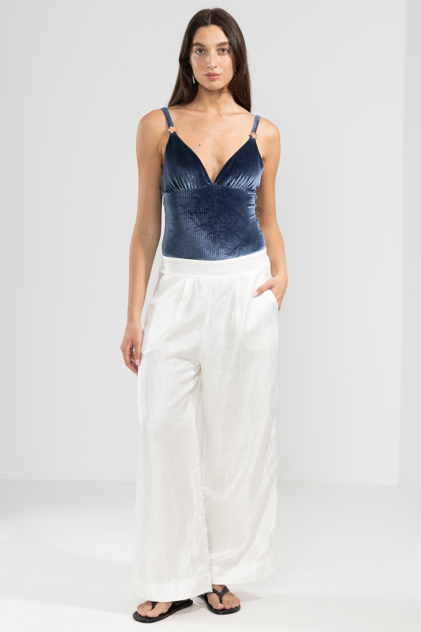 Vale Pants White - Polonio Uruguay