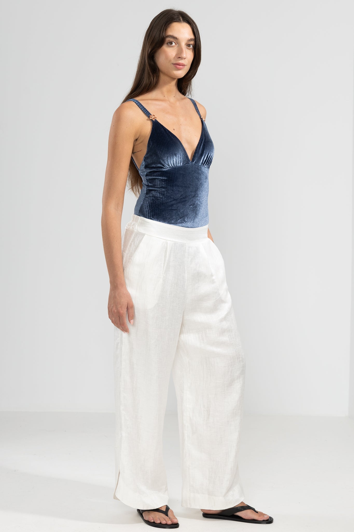 Vale Pants White - Polonio Uruguay