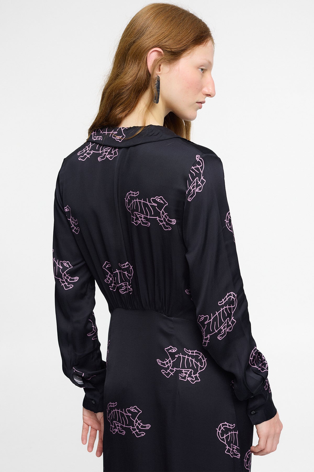 Vestido Ele Tigress Negro - Polonio Uruguay