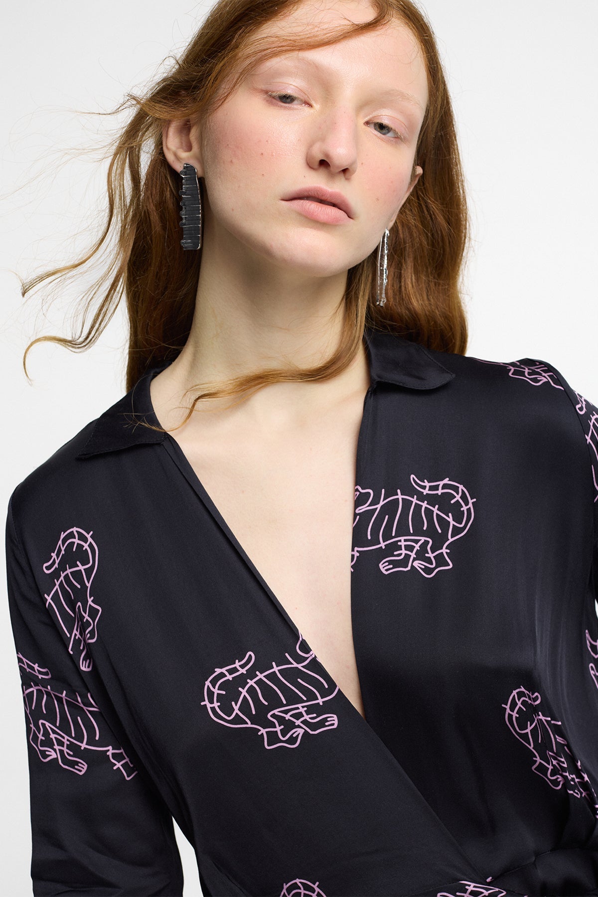 Vestido Ele Tigress Negro - Polonio Uruguay