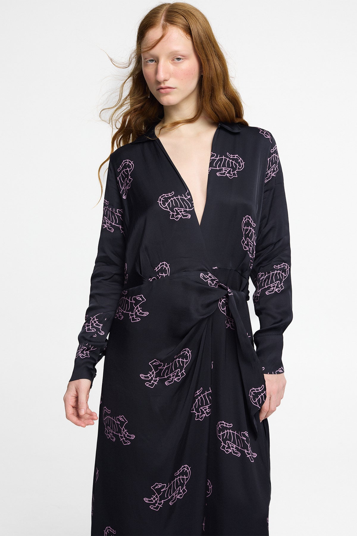 Vestido Ele Tigress Negro - Polonio Uruguay