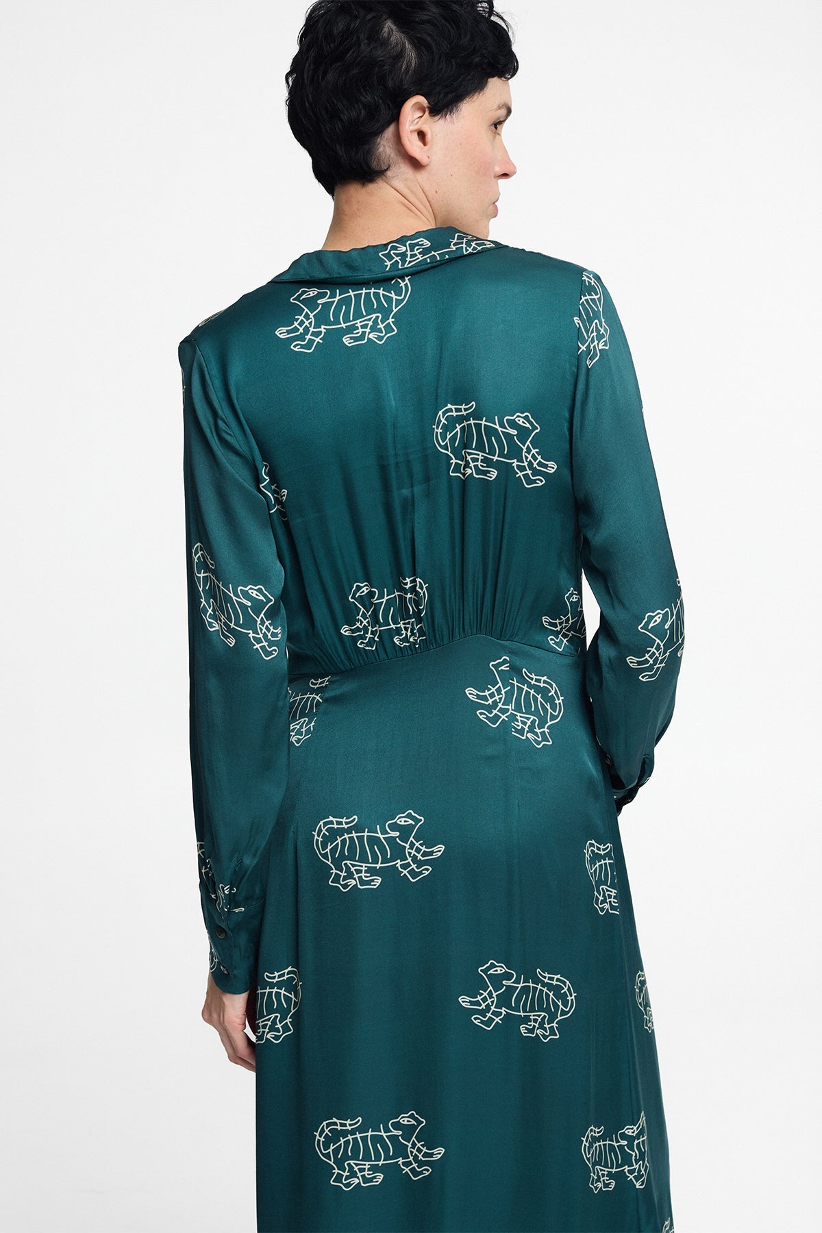 Vestido Ele Tigress Petrol - Polonio Uruguay