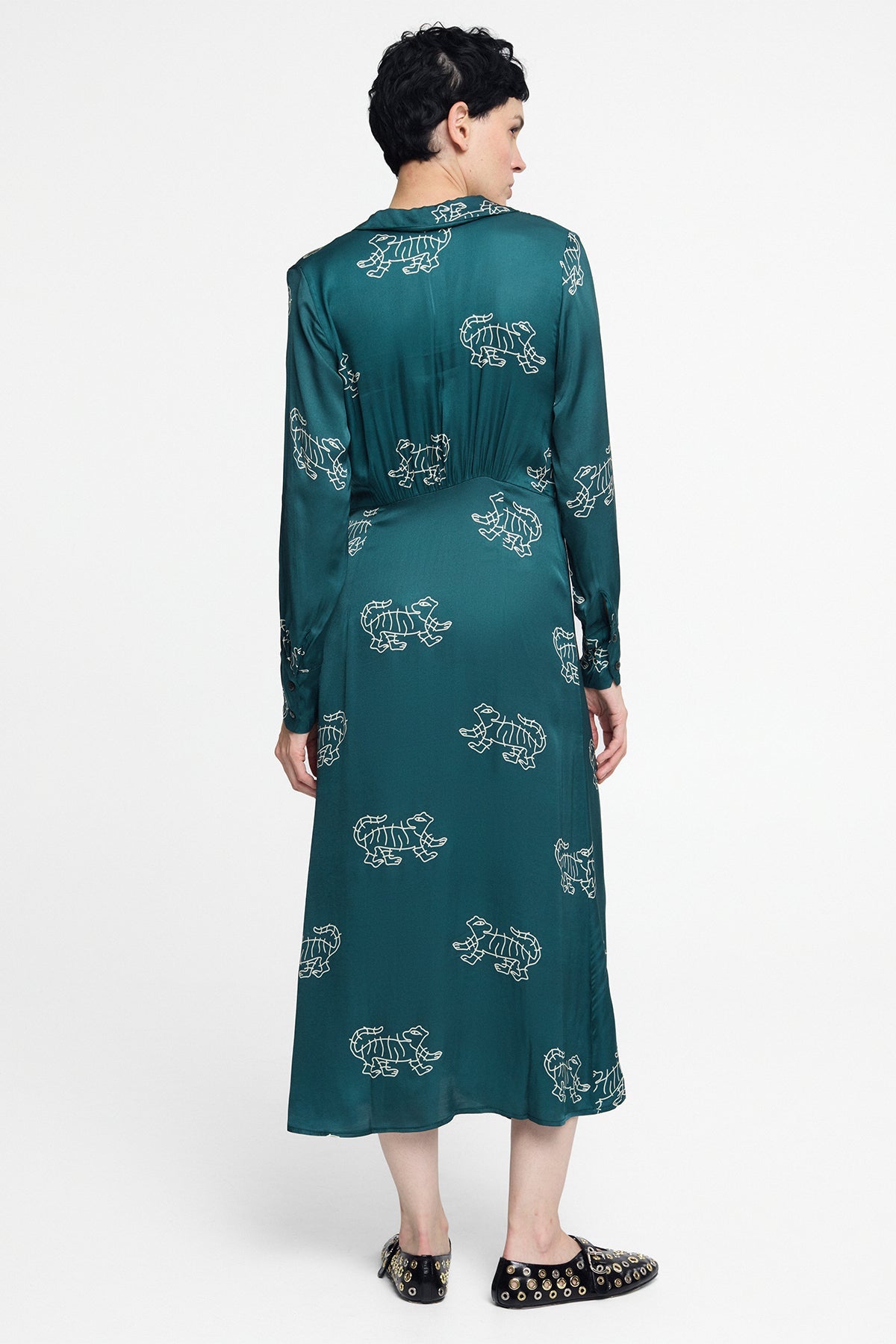 Vestido Ele Tigress Petrol - Polonio Uruguay