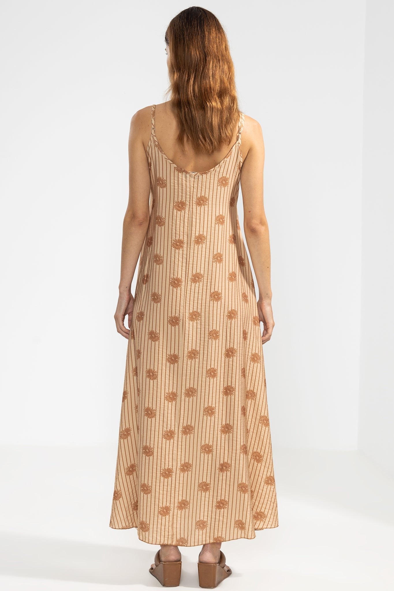 Vestido Flo Bloomline Camel - Polonio Uruguay