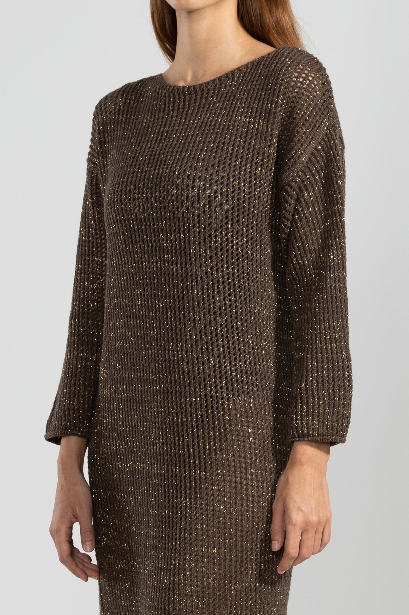 Vestido Fringes Choco - Polonio Uruguay