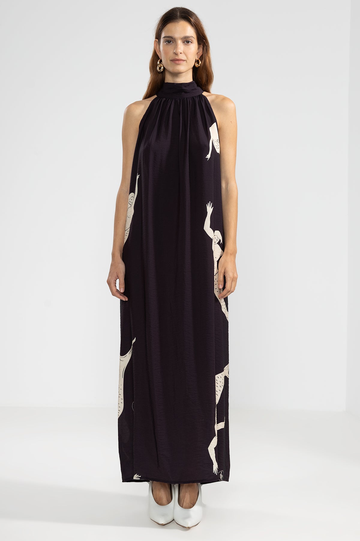 Vestido Halter Michu Mermaid Black - Polonio Uruguay