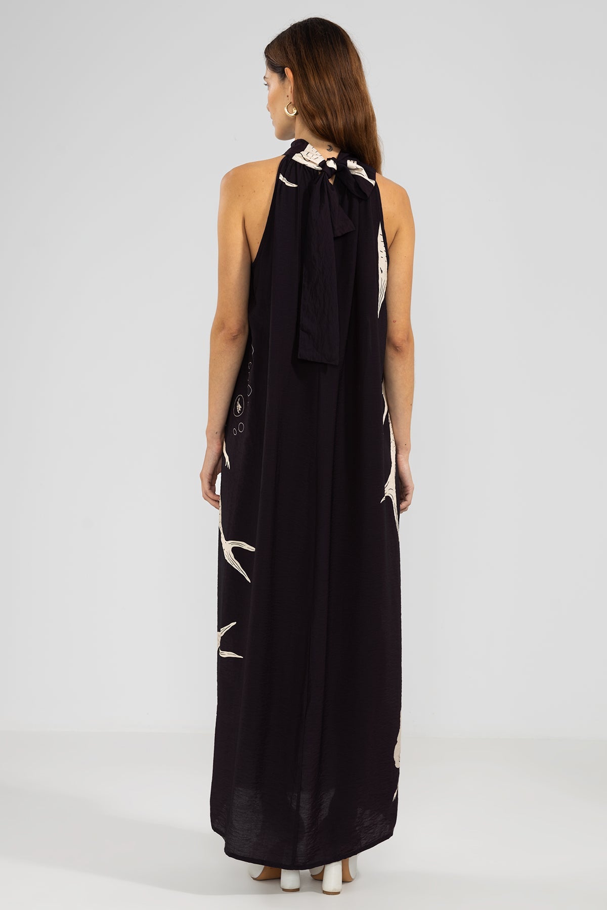 Vestido Halter Michu Mermaid Black - Polonio Uruguay