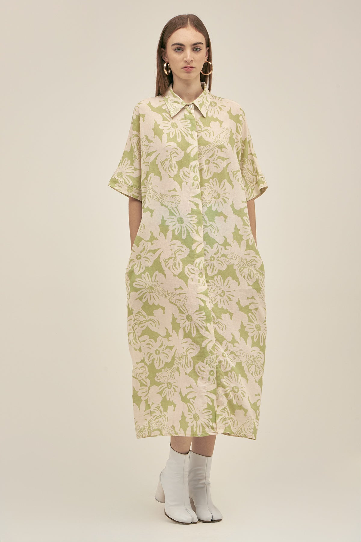 Vestido Marie Jungle Green - Polonio Uruguay