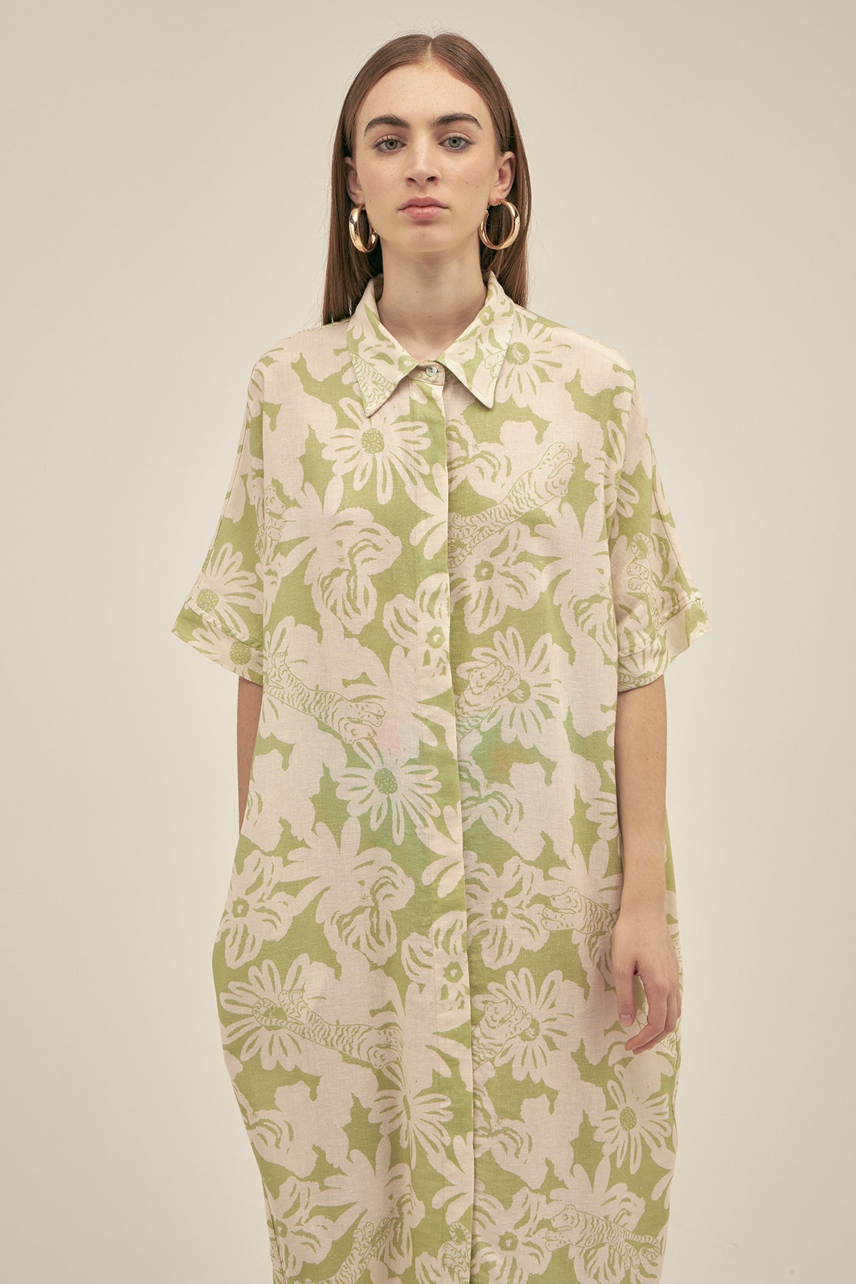 Vestido Marie Jungle Green - Polonio Uruguay