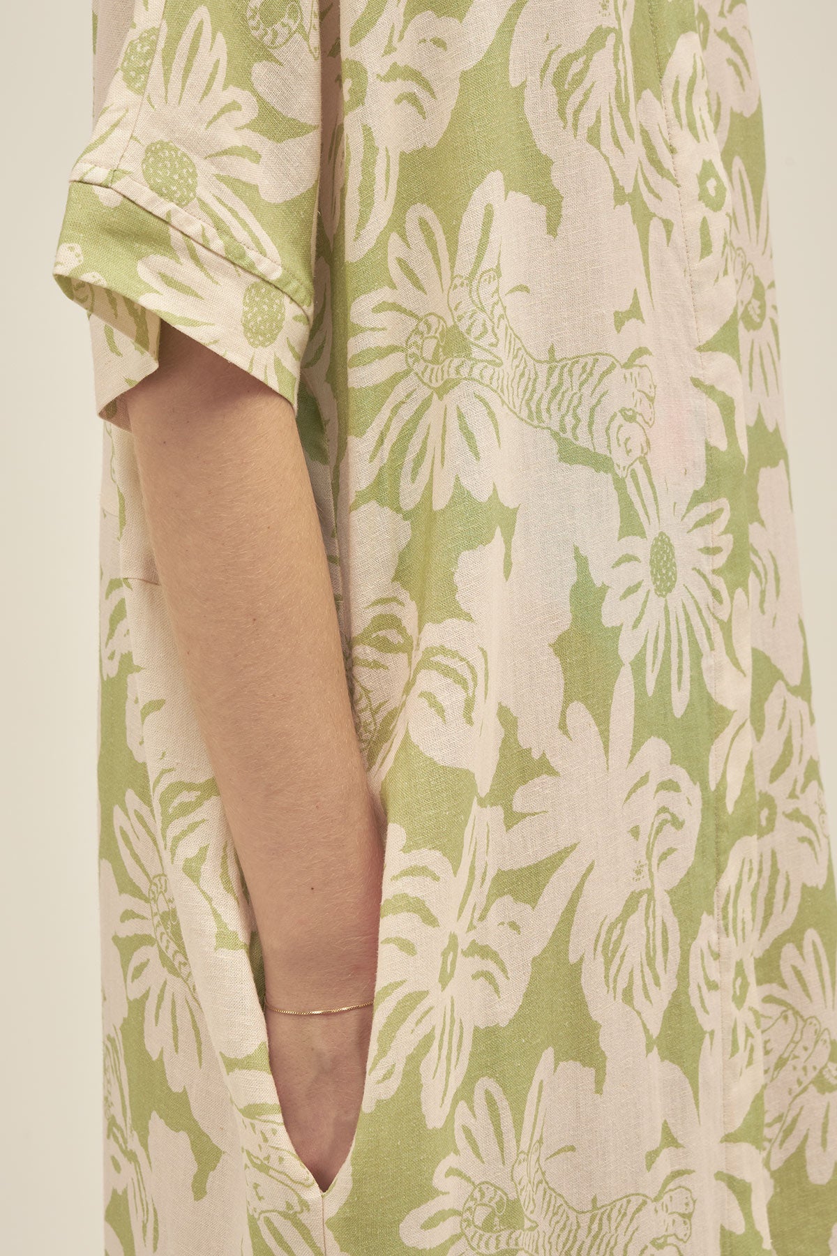 Vestido Marie Jungle Green - Polonio Uruguay