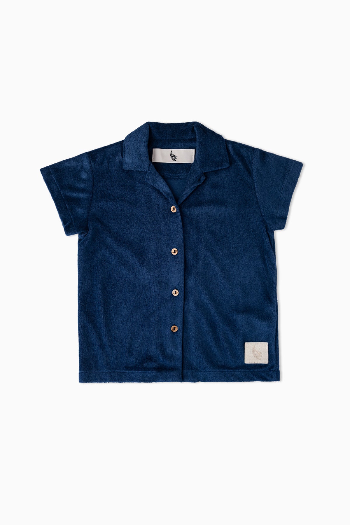 Navy Towel Kids Shirt - Polonio Uruguay